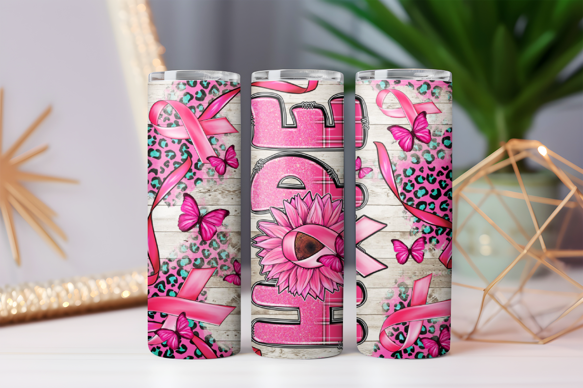 Hope Breast Cancer Ribbon