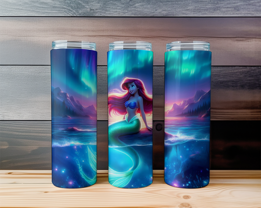 Northern lights mermaid
