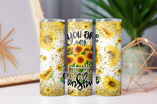 You are my sunshine w/ scattered sunflowers